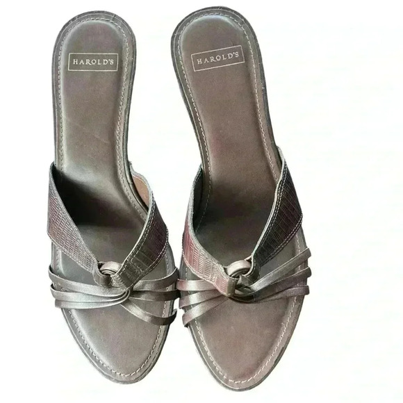 Harold’s 100% Leather kitten heel new brown - Picture 6 of 6